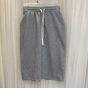 Comfy Gray Women's Pencil Skirt